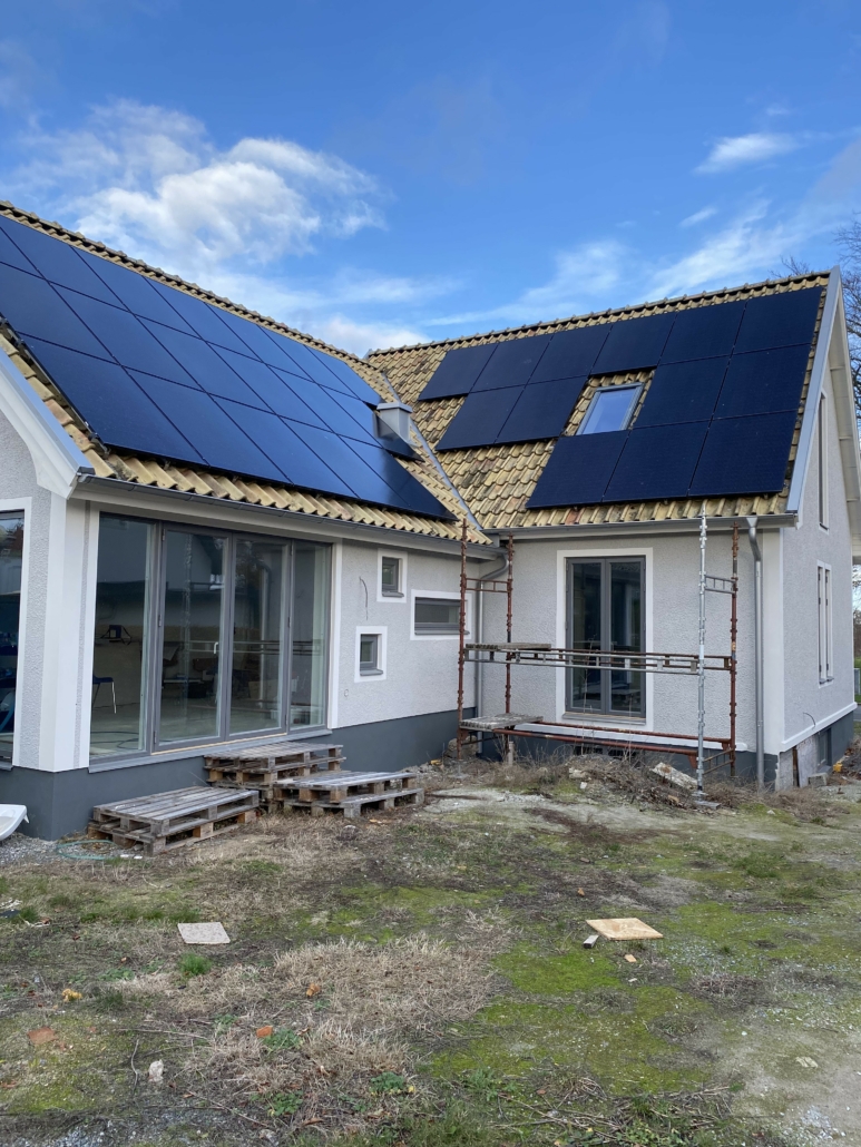 Totalrenovering av villa i Simrishamn